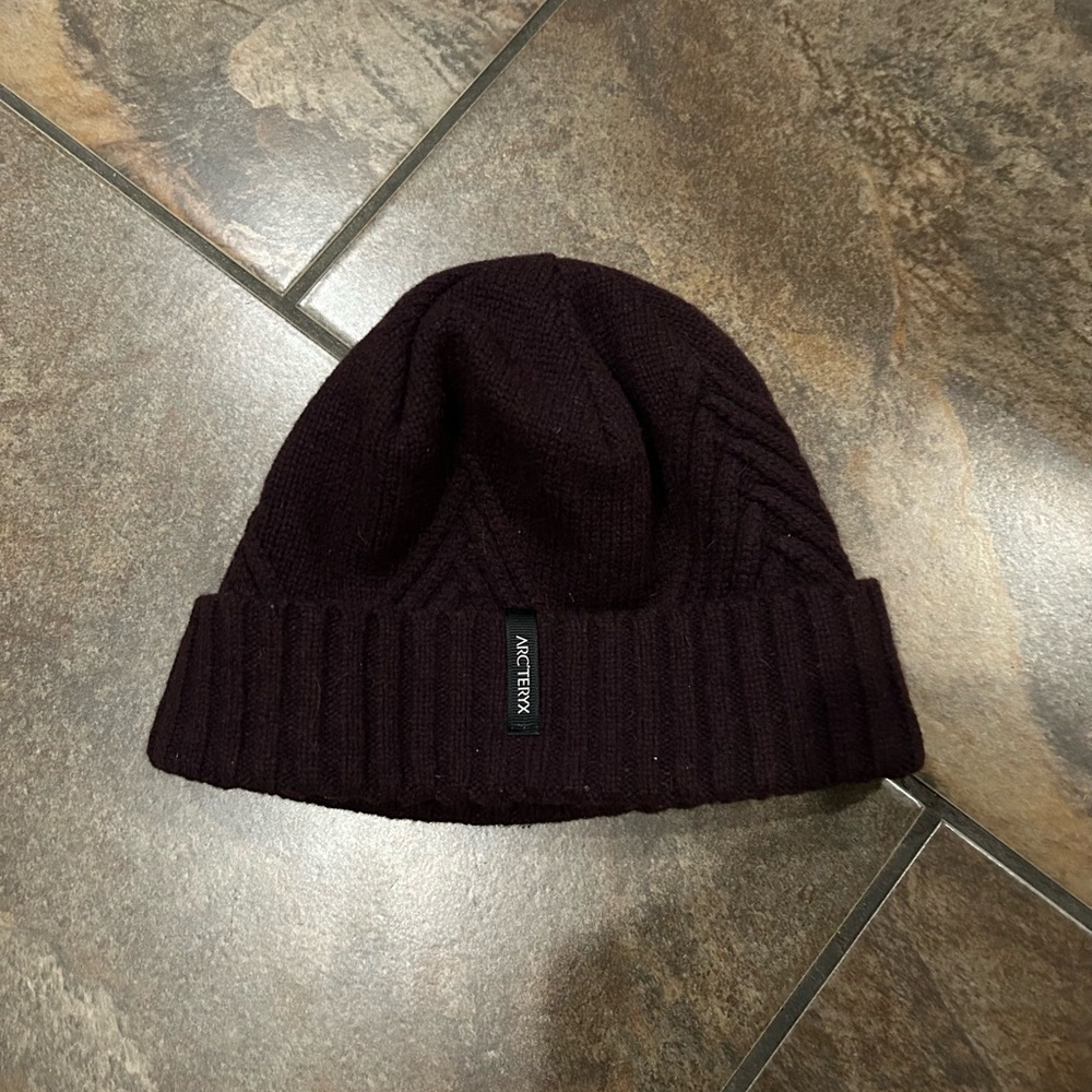 Arc'teryx Dark Purple Knit Beanie